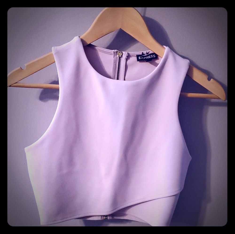 Pink crop top